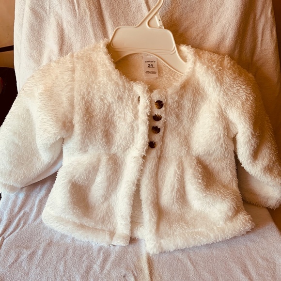 Carter's Sherpa Jacket, Size 24m - Picture 2 of 3